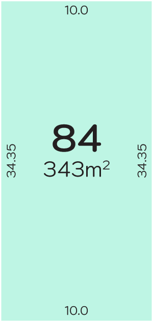 Site plan for Block 84 — Salt, O'Sullivan Beach
